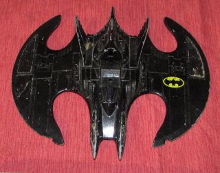 Batman Rare Bat Plane 1989 Ertl Metal 3 - Wheels Vintage 6 " Wide X 5 " Dc Comics