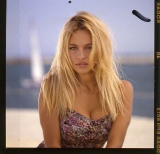 Vintage 2.  25 " X 2.  25 " Rare Actress Model Pamela Anderson Baywatch Transparency