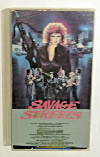 Savage Streets (1984) Linda Blair - Vestron - Rare - Vhs - Oop