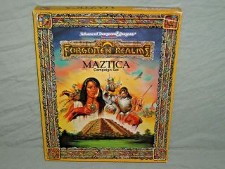 Forgotten Realms 2nd Ed Box Set - Maztica Campaign Set (very Rare And)
