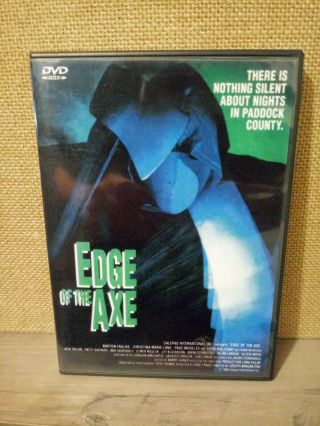Edge Of The Axe Dvd Very Rare