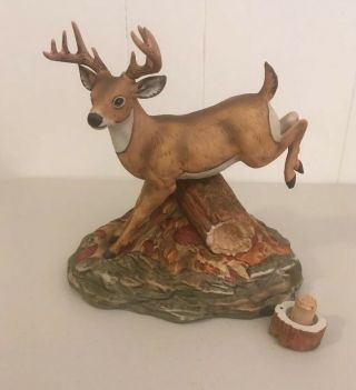 Rare 1981 Ski Country Limited Edition Whitetail Deer 750ml Decanter