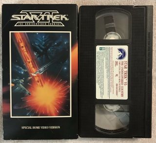 Star Trek Vi: The Undiscovered Country (vhs,  1991) Rare Collectible Cult Oop