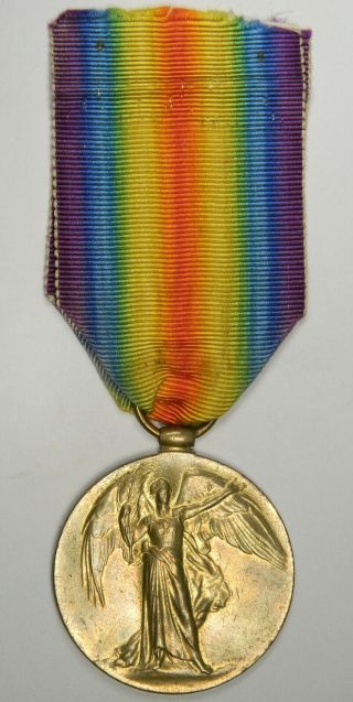 1919 Uk Ww1 Victory Medal The Argyll & Sutherland Highlanders Of Canada Rare