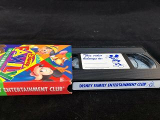 Disney Family Entertainment Club - Volume 1 - Limited Edition - Rare VHS 4