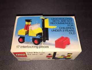 Lego 425 Fork Lift - Vintage 1975 - 100 Complete W/box & Instructions Rare