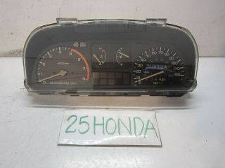 90 - 91 Honda Crx Hf Factory Instrument Cluster Speedo Ef Oem Jdm Rare