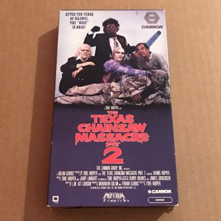 VG,  Texas Chainsaw Massacre & TCM 2 VHS Horror Cult Classic RARE PLAYS GREAT 4