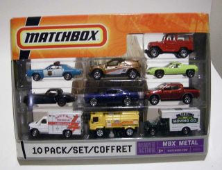 Matchbox Superfast 10 - Pack With Rare Red Toyota Land Cruiser 2009