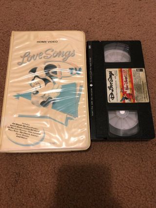 Disney - DTV Love Song VHS (White Clam Shell) Ultra Rare 4