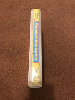 DISNEY - WELCOME TO POOH CORNER VOl.  1 VHS (White Clam Shell) Ultra Rare 2