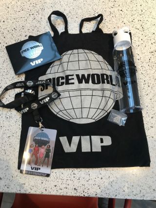 Spice Girls Spice World 2019 Vip Bag Rare Limited Edition Gold Circle Tour Merch