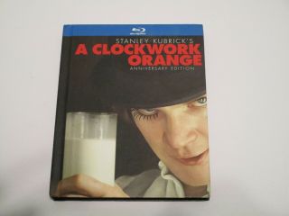A Clockwork Orange Blu - Ray Digibook 40th Anniversary Edition - Rare Oop -