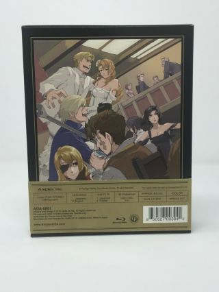 Baccano Limited Edition Blu - Ray Box Set Aniplex USA Rare Anime 2