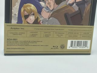 Baccano Limited Edition Blu - Ray Box Set Aniplex USA Rare Anime 3