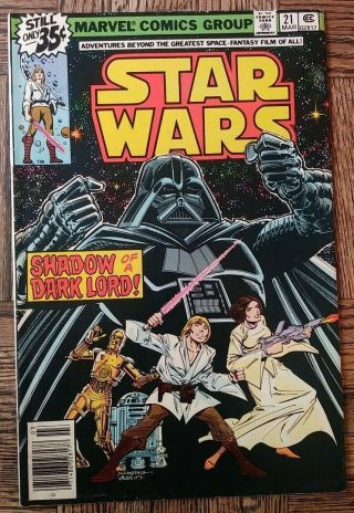 Marvel Comics 1979 Star Wars Issue 21 Collectible Comic Book Rare Vintage L@@k