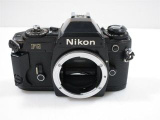 Nikon Fg 35mm Slr Camera Body Includes Rare Grip