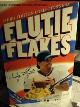 1999 Flutie Flakes Third Edition Full Box Buffalo Bills Rare