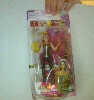 Rare Spice Girls 6 " Doll Figure " Posh Spice " Brown Dress,  1998 Box W/wear
