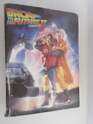 Back To The Future 2 Ii 1989 Universal Pictures Press Kit Rare