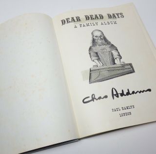Charles Addams DEAR DEAD DAYS A Family Album 1959 1st Ed Publisher Rare London 2