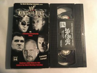 Wwf - King Of The Ring Vhs Video Tape 1999 Rare Vs Federation Championship Match