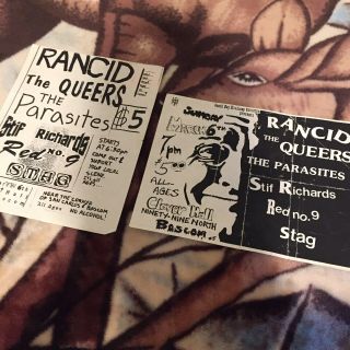2 Very Rare Rancid Fliers,  Punk,  Hellcat Records,  Operation Ivy,  Tim Armstrong