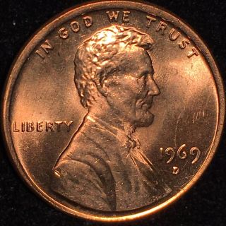 1969 D/s Lincoln Cent Double Die Obverse Ddo Extremely Rare Ms Gem D Over S