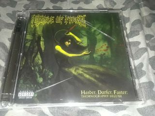 Cradle Of Filth - Harder,  Darker,  Faster : Thornography Deluxe Cd & Dvd Bcc Rare