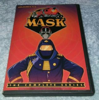 Mask - The Complete Series Volumes 4 5 & 6 Dvd Rare