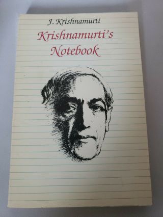 Vtg Krishnamurti 