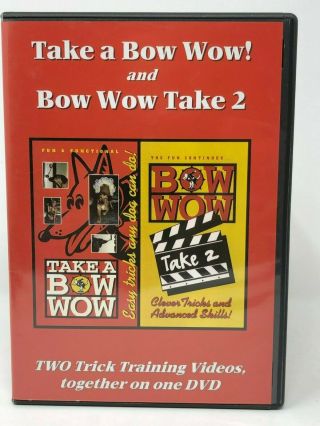Take A Bow Wow And Bow Wow Take 2 (dvd) Dog Training Video - Rare -