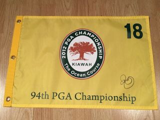 Rare Rory Mcilroy Signed 2012 Kiawah Island Pga Championship Golf Flag