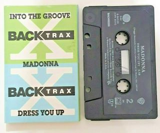 Madonna Into The Groove Rare Usa Cassette Single 9 00539 - 4 (green & Blue)