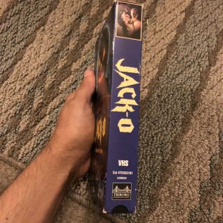 Jack - O VHS Signed RARE Linnea quigley horror slasher 3