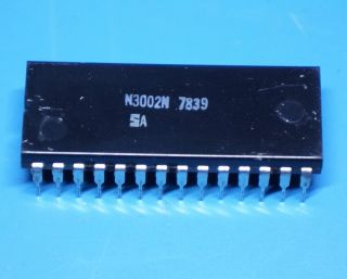 Signetics Rare N3002n 2 - Bit Processor Vintage 1978 Intel 3002