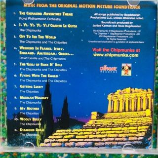 RARE The Chipmunk Adventure Film Soundtrack (CD 1998) Motion Picture 4