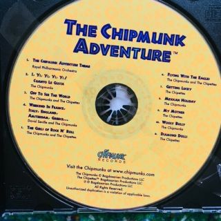 RARE The Chipmunk Adventure Film Soundtrack (CD 1998) Motion Picture 5