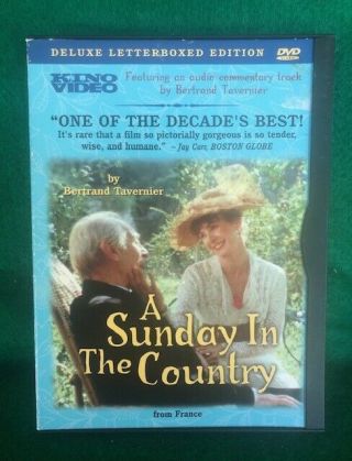 A Sunday in the Country RARE OOP DVD Bertrand Tavernier,  Louis Ducreux 1984 4