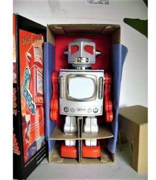 Rare Space Doom Silver - Red Robot Metal House Japan Mib