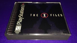 (rb28) Rare Collectible Classic Vintage Sony Playstation Ps1 The X Files 4 Disc