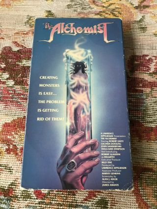 The Alchemist Vhs Horror Rare Zombies Lightning Video