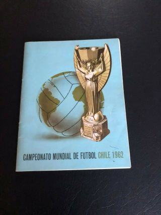 1962 Chile World Cup Chilena De Tabacos Tournament Programme.  Ultra Rare