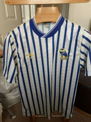 Rare Old Sheffield Wednesday 1987 Football Shirt Size Medium 38ins