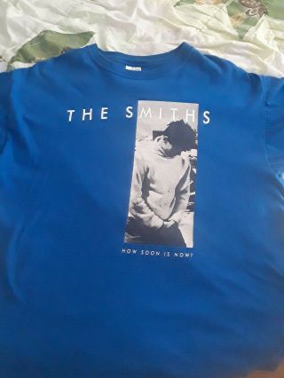 Morrissey - The Smiths - Vintage “how Soon Is Now” Rare Size L T - Shirt