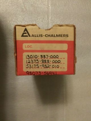 Extremely Rare Vintage Allis Chalmers Parts Box With Dividers 2