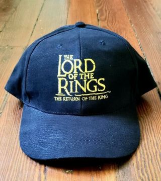 Rare 2003 Lord Of The Rings Return Of The King Movie Promo Hat - Peter Jackson