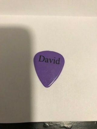 DAVID BOWIE GUITAR PICK - VINTAGE HEATHEN TOUR 2002 - DAVID ' S OWN PICK Rare 2