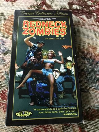 Redneck Zombies Vhs Rare Horror Gore Troma
