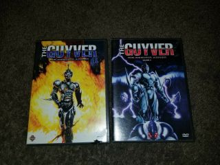 The Guyver - Vol 1 & Vol.  2 Complete Dvd Set Ultra Rare